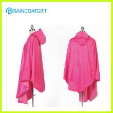 100% Polyester Regen Poncho mit PVC Kapuze für Biker